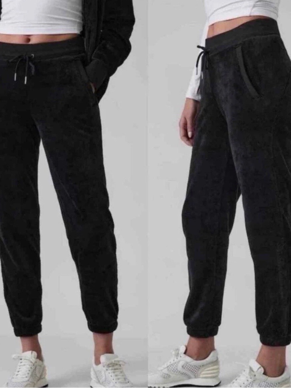 Athleta Black Double Cozy Karma Recover Jogger Size S